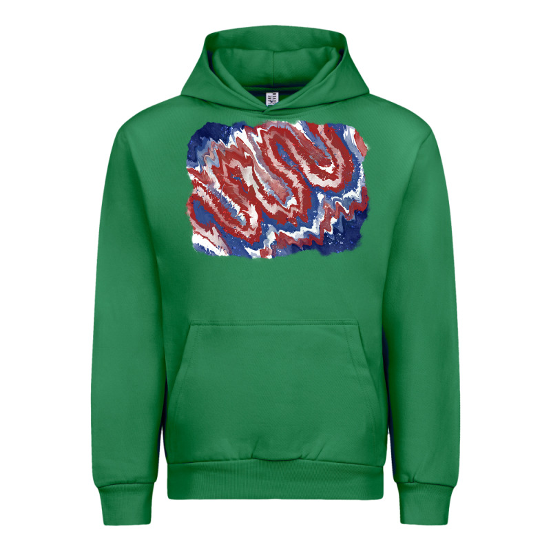 Patriotic Tie Dye Background Urban Hoodie by CowGirlArtShop | Teevron