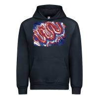 Navy Patriotic tie dye background Urban Hoodie - CowGirlArtShop