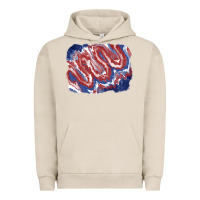 Pigment French Oak Patriotic tie dye background Urban Hoodie - CowGirlArtShop