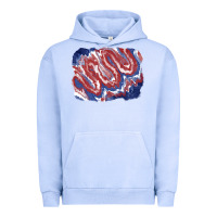 Pigment Grape Ice Patriotic tie dye background Urban Hoodie - CowGirlArtShop
