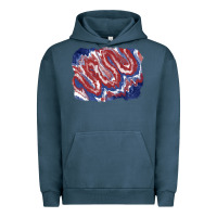 Pigment Midnight Navy Patriotic tie dye background Urban Hoodie - CowGirlArtShop