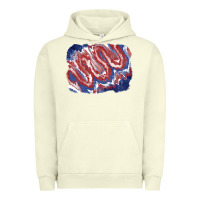 Pigment Pistachio Patriotic tie dye background Urban Hoodie - CowGirlArtShop