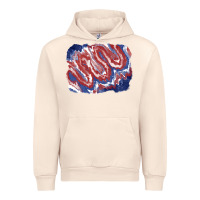 Sandshell Patriotic tie dye background Urban Hoodie - CowGirlArtShop