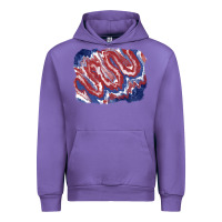 Tulip Patriotic tie dye background Urban Hoodie - CowGirlArtShop