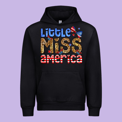 Little Miss America Urban Hoodie Designed By Neo Western