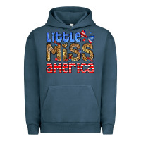 Pigment Midnight Navy Little miss America Urban Hoodie - Neo Western