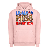 Pigment Salmon Little miss America Urban Hoodie - Neo Western