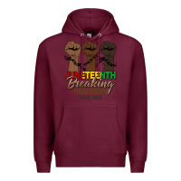 Burgundy breaking every chain since 1865 Premium Hoodie - HRA Design Shop