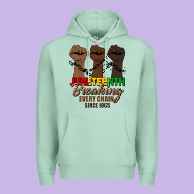 Breaking Every Chain Since 1865 Premium Hoodie Designed By Hra Design Shop