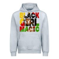 Heather Grey black girl magic juneteenth Urban Hoodie - HRA Design Shop