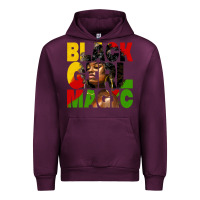 Mauve Wine black girl magic juneteenth Urban Hoodie - HRA Design Shop