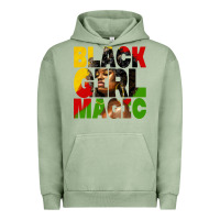 Pigment Oil Green black girl magic juneteenth Urban Hoodie - HRA Design Shop