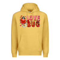 Antique Gold love bug Premium Hoodie - FaDigitalArtStudio