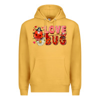 Mustard love bug Premium Hoodie - FaDigitalArtStudio
