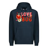 Navy love bug Premium Hoodie - FaDigitalArtStudio