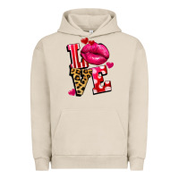 Pigment French Oak love lips Urban Hoodie - FaDigitalArtStudio