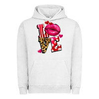 Pigment Lunar Rock love lips Urban Hoodie - FaDigitalArtStudio