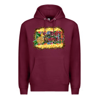 Burgundy sweet and sassy Premium Hoodie - SublimationCraftShop