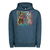 Pigment Midnight Navy summer vibes Urban Hoodie - SublimationCraftShop