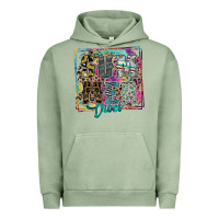 Pigment Oil Green summer vibes Urban Hoodie - SublimationCraftShop