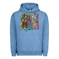 Pigment Pebble Blue summer vibes Urban Hoodie - SublimationCraftShop
