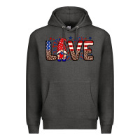 Charcoal Heather Love gnome Premium Hoodie - Neo Western