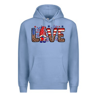 Colony Blue Love gnome Premium Hoodie - Neo Western