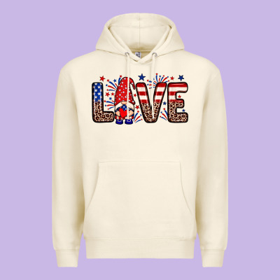 Love Gnome Premium Hoodie Designed By Neo Western