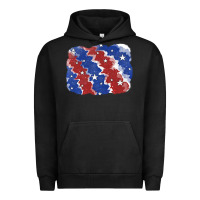 Pigment Black Patriotic tie dye background Urban Hoodie - CowGirlArtShop
