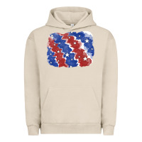 Pigment French Oak Patriotic tie dye background Urban Hoodie - CowGirlArtShop