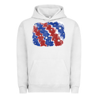 Pigment Lunar Rock Patriotic tie dye background Urban Hoodie - CowGirlArtShop