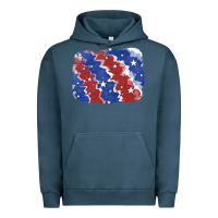 Pigment Midnight Navy Patriotic tie dye background Urban Hoodie - CowGirlArtShop