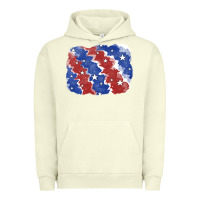 Pigment Pistachio Patriotic tie dye background Urban Hoodie - CowGirlArtShop