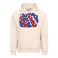 Sandshell Patriotic tie dye background Urban Hoodie - CowGirlArtShop