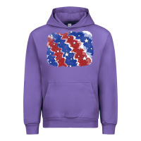 Tulip Patriotic tie dye background Urban Hoodie - CowGirlArtShop