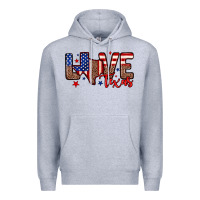 Heather Grey Love Texas Premium Hoodie - Neo Western
