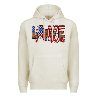 Oatmeal Heather Love Texas Premium Hoodie - Neo Western