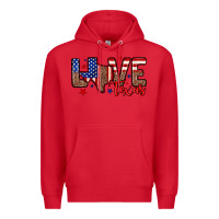 Red Love Texas Premium Hoodie - Neo Western