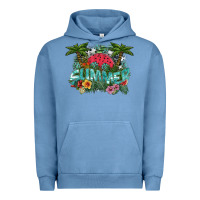 Pigment Pebble Blue summer Urban Hoodie - SublimationCraftShop