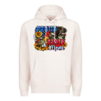 Pale Pink Proud army mom 4th of july Premium Hoodie - CowGirlArtShop