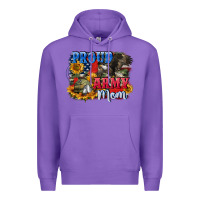 Purple Proud army mom 4th of july Premium Hoodie - CowGirlArtShop