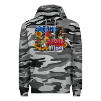 Slate Camo Proud army mom 4th of july Premium Hoodie - CowGirlArtShop