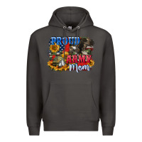 Smoke Proud army mom 4th of july Premium Hoodie - CowGirlArtShop