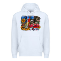 White Proud army mom 4th of july Premium Hoodie - CowGirlArtShop