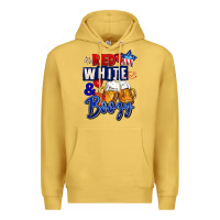 Antique Gold Red white and boozy 4th of july Premium Hoodie - CowGirlArtShop