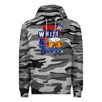 Slate Camo Red white and boozy 4th of july Premium Hoodie - CowGirlArtShop