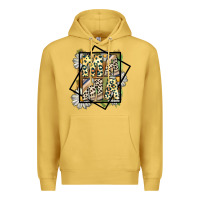 Antique Gold mama leopard Premium Hoodie - CowhideDigitalArt