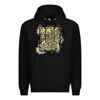 Black mama leopard Premium Hoodie - CowhideDigitalArt