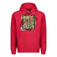 Cardinal mama leopard Premium Hoodie - CowhideDigitalArt