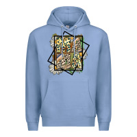 Colony Blue mama leopard Premium Hoodie - CowhideDigitalArt